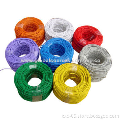 Cat6 UTP LAN Cables with Solid Bare Copper, Unshielded Twisted-pair Network CableNew